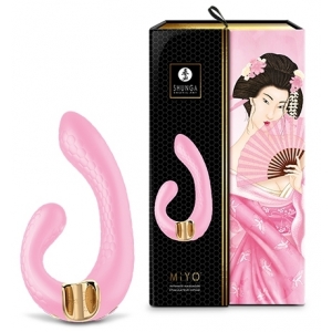 Double stimulateur intime Shunga MIYO Rose