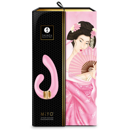 Double stimulateur intime Shunga MIYO Rose