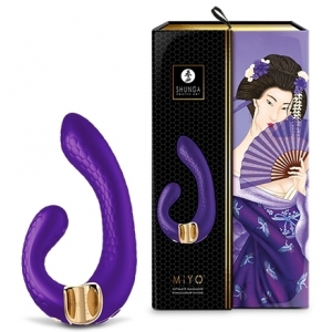 Double stimulateur intime Shunga MIYO Violet