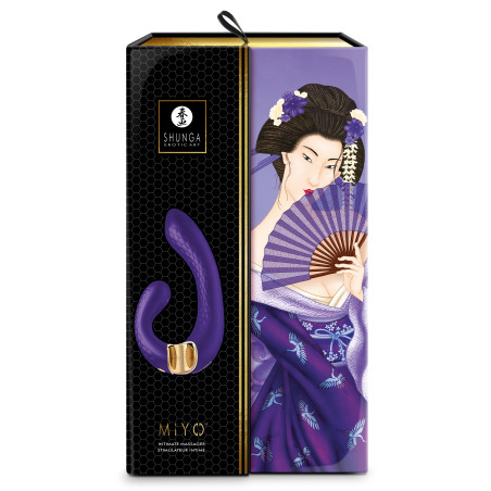 Double stimulateur intime Shunga MIYO Violet