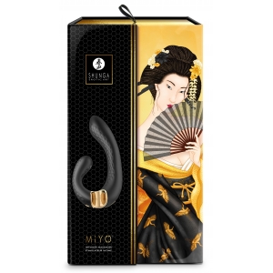 Double Stimulateur intime Shunga MIYO Noir