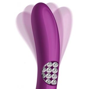 Vibro Rabbit ROTATING DOUBLE 10 x 3.5cm Violet