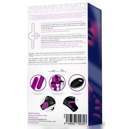 Stimulateur de clitoris PANTY Violet