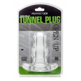 Double tunnel plug anal transparent de Perfect Fit transparent 2