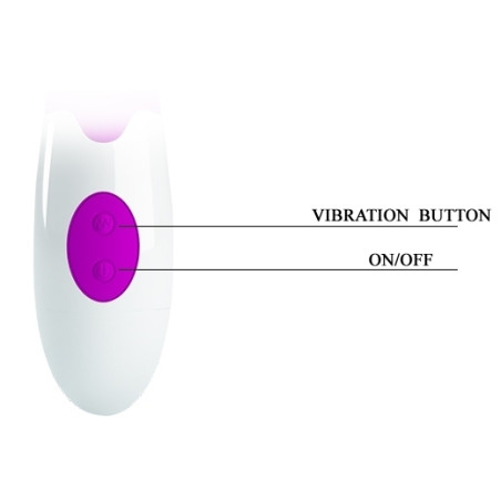 Vibromasseur Rabbit Snappy 9.5 x 3.2cm Violet