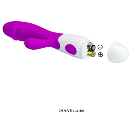 Vibromasseur Rabbit Snappy 9.5 x 3.2cm Violet