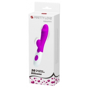 Vibromasseur Rabbit Snappy 9.5 x 3.2cm Violet