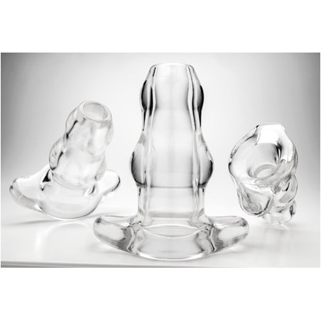 Double tunnel plug anal transparent de Perfect Fit transparent