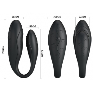 Sextoy couple Indulgence Plus - noir