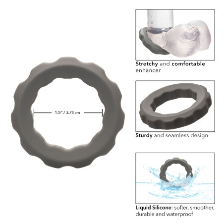 Cockring Silicone ERECT RING Alpha 37mm Gris