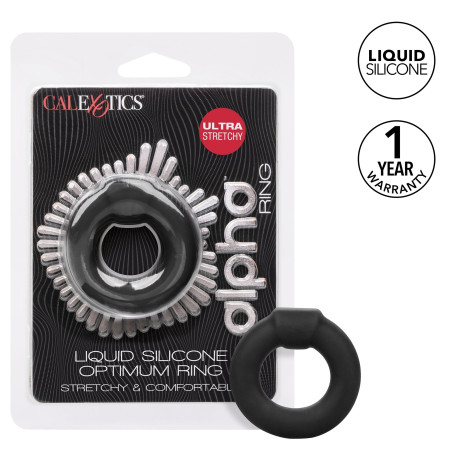 Cockring Silicone OPTIMUM Alpha 32mm Noir