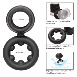 Ballstretcher Silicone MAGNUM Alpha Noir