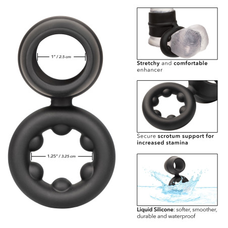 Ballstretcher Silicone MAGNUM Alpha Noir