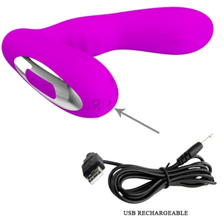 Stimulateur de prostate PIPER Pretty Love 9 x 3cm Violet