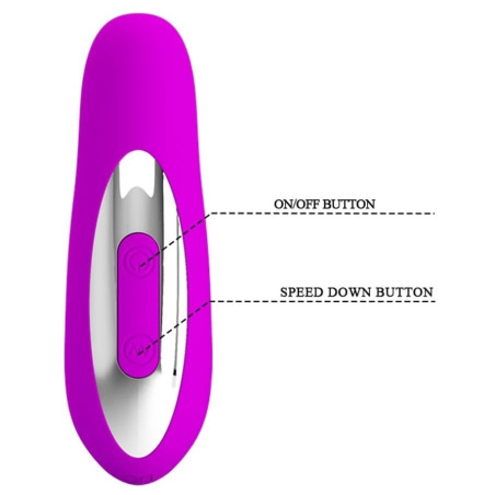 Stimulateur de prostate PIPER Pretty Love 9 x 3cm Violet