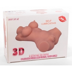 Mastubateur Corps avec Seins FUCKY POWER Vagin-Anus 2