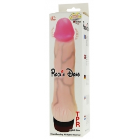 Gode vibrant Rockin Dong Baile 17cm en couleur chair 2