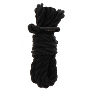 Corde de Bondage TABOOM 1m50 - Épaisseur 7mm Noire