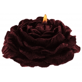 2 Bougies Sm ROSE CANDLES Noire-Rouge 2