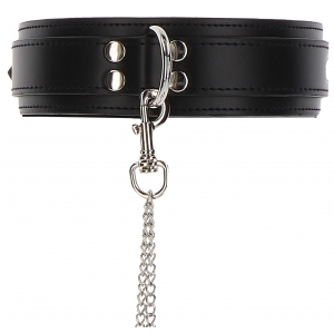 Collier et Menottes de poignets HEAVY Taboom Noir