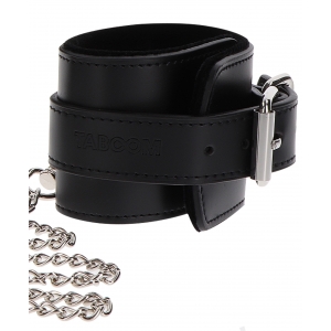 Collier et Menottes de poignets HEAVY Taboom Noir