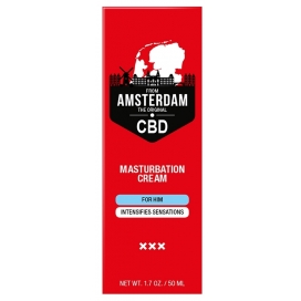 Crème de masturbation au CBD AMSTERDAM XXX 50ml 2