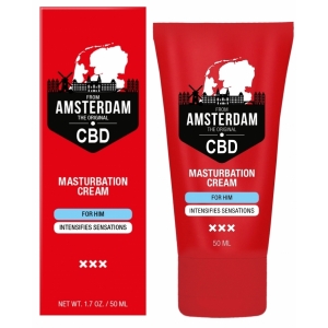 Crème de masturbation au CBD AMSTERDAM XXX 50ml