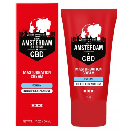 Crème de masturbation au CBD AMSTERDAM XXX 50ml