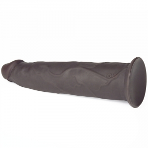 Gode vibrant rotatif ROTACOCK 22 x 5cm Marron