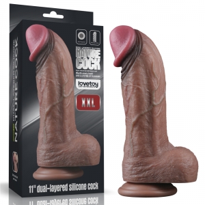 Gode XL Silicone NAT COCK 22 x 7cm