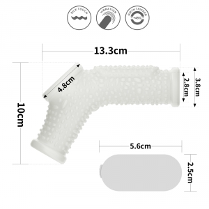 Gaine de pénis Vibrante avec Ballstretcher KNIGHTS RING Best Drip 10cm