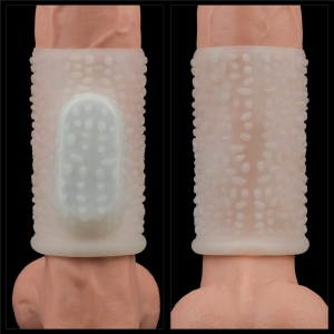 Gaine de pénis vibrante KNIGHTS RING Drip 10cm