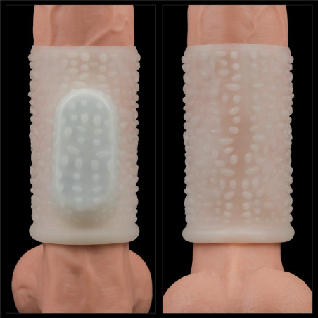 Gaine de pénis vibrante KNIGHTS RING Drip 10cm