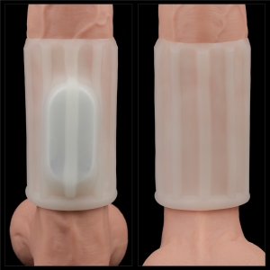 Gaine de pénis vibrante KNIGHTS RING Ridge 10cm