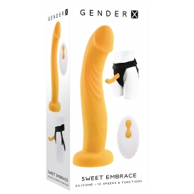 Gode ceinture vibrant SWEET EMBRACE 16 x 3.6cm 2