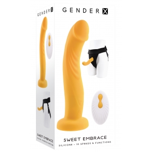 Gode ceinture vibrant SWEET EMBRACE 16 x 3.6cm