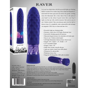 Mini Vibro RAVER 12cm Violet