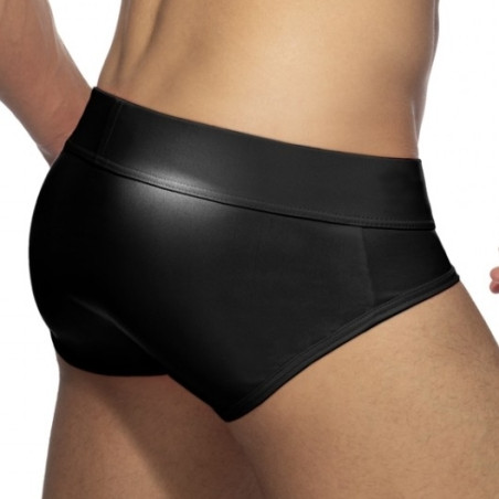 Slip NEON SHINY BRIEF Noir