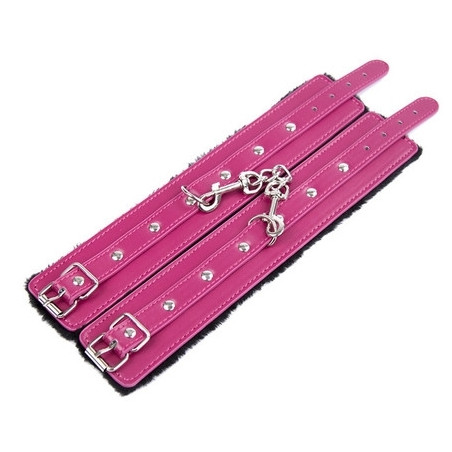 Menottes de poignets FURCUFFS Noir-Rose