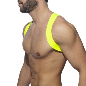 Harnais élastique SPIDER NEON Jaune