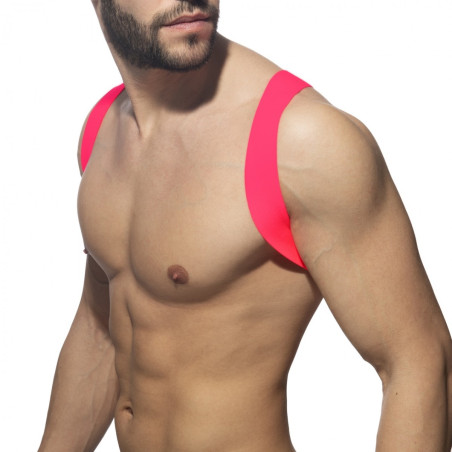Harnais élastique SPIDER NEON Rose