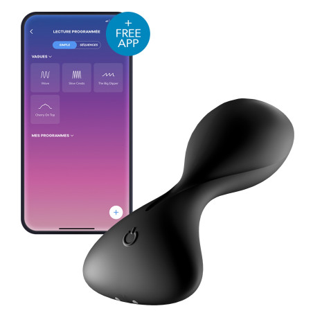 Plug vibrant connecté TRENDSETTER Satisfyer 7 x 3.5cm