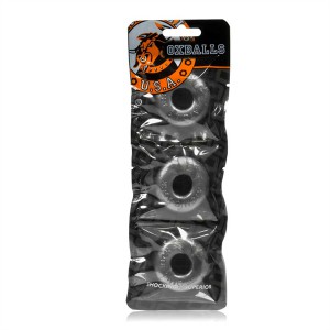 Pack de 3 cockrings Oxballs Gris 15mm