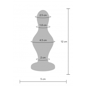 Plug anal THE BATTER 11 x 4.5cm