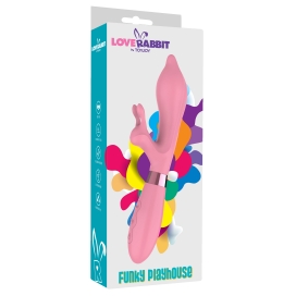 Vibro Rabbit FUNKY PLAYHOUSE 21cm Rose 2