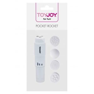 Mini Stimulateur de clitoris POCKET ROCKET Blanc