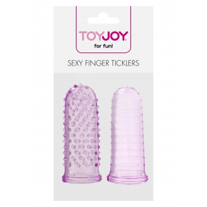 Gaines de doigt texturées SEXY FINGER TICKLERS x2