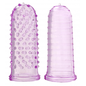Gaines de doigt texturées SEXY FINGER TICKLERS x2