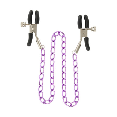 Pinces pour tétons NIPPLE CHAIN PURPLE