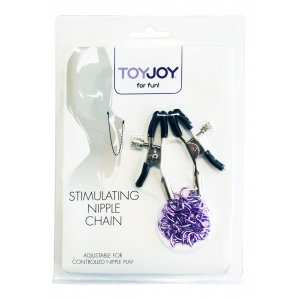 Pinces pour tétons NIPPLE CHAIN PURPLE